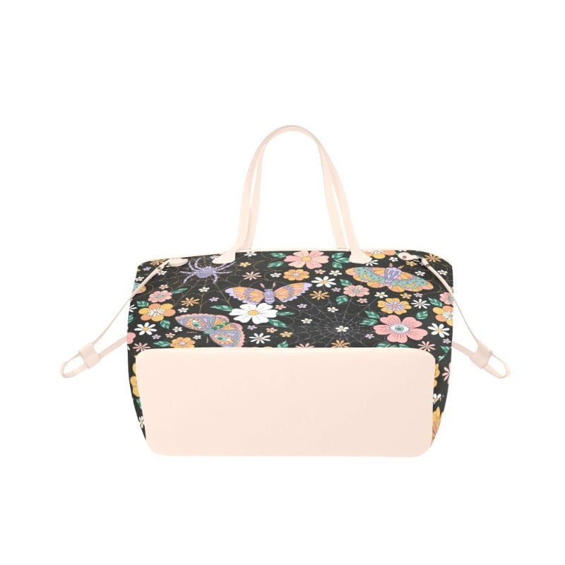 Psychedelic Spooky Canvas Tote Bag
