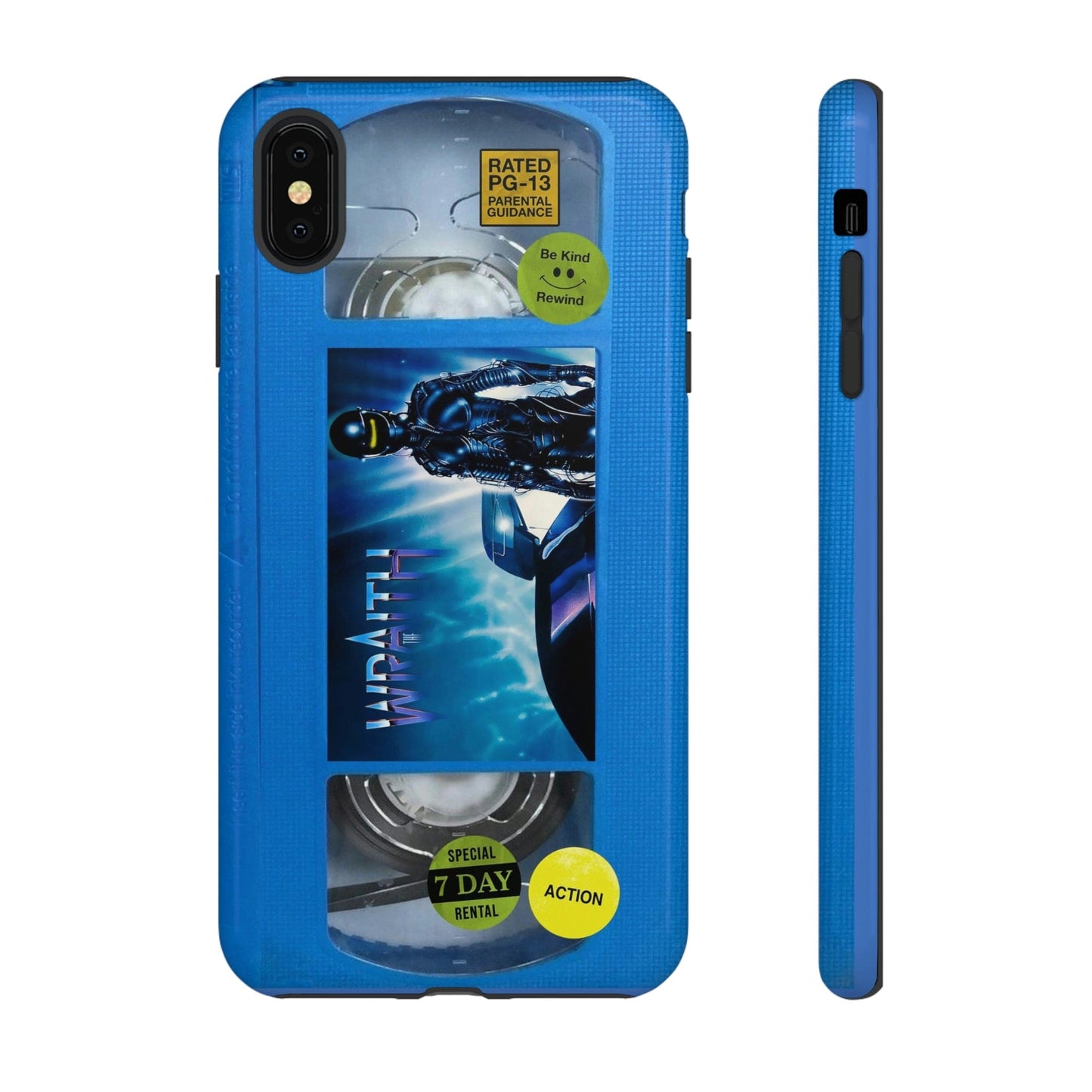 The Wraith Blue Edition Impact Resistant VHS Phone Case