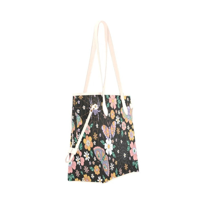Psychedelic Spooky Canvas Tote Bag
