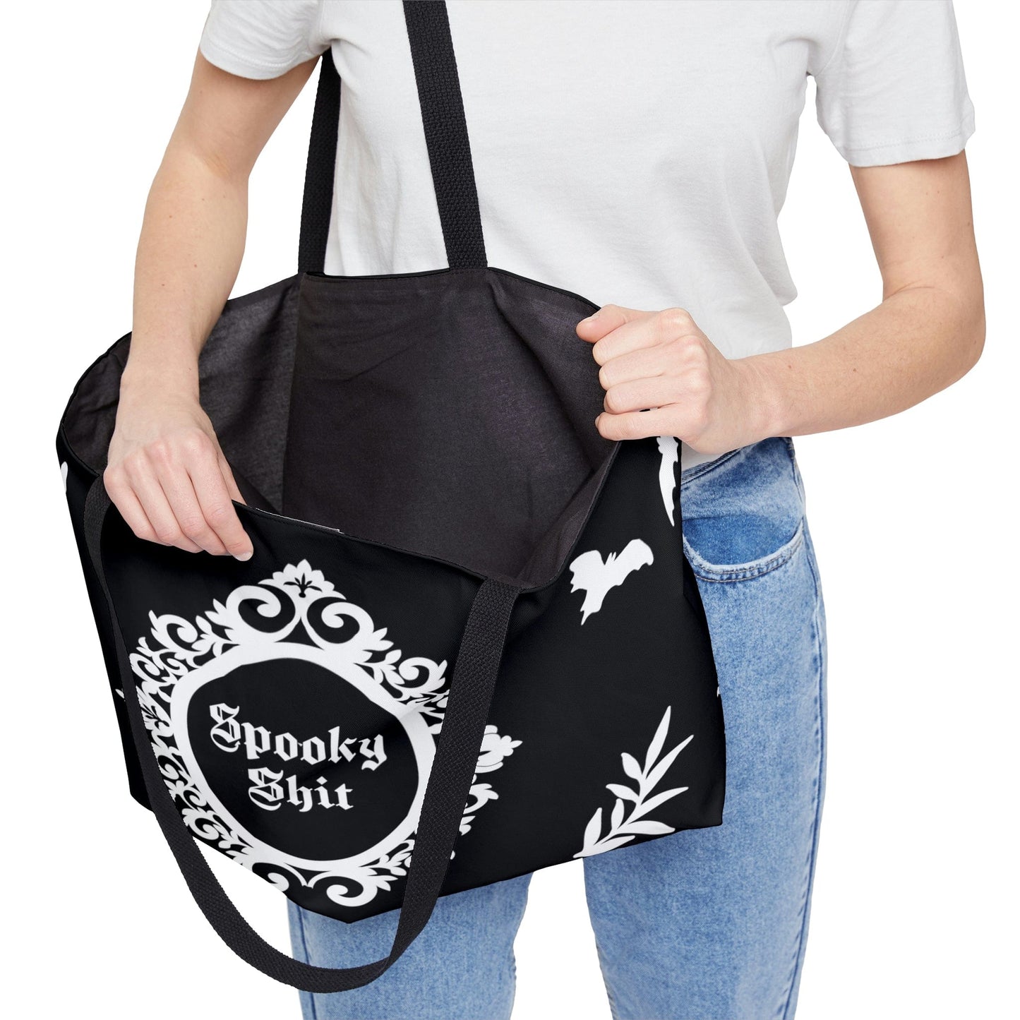 Spooky Shit Victorian Weekender Tote Bag