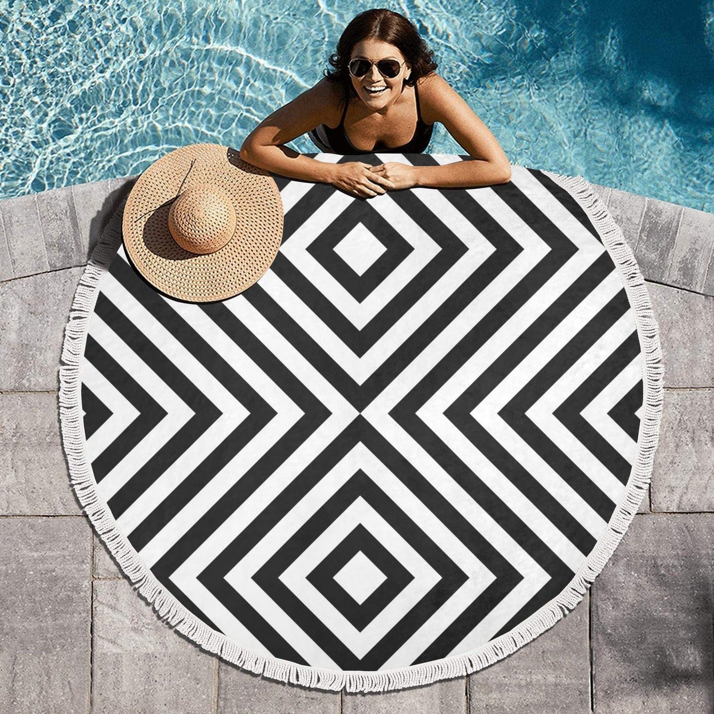 Striped Shawl Towel