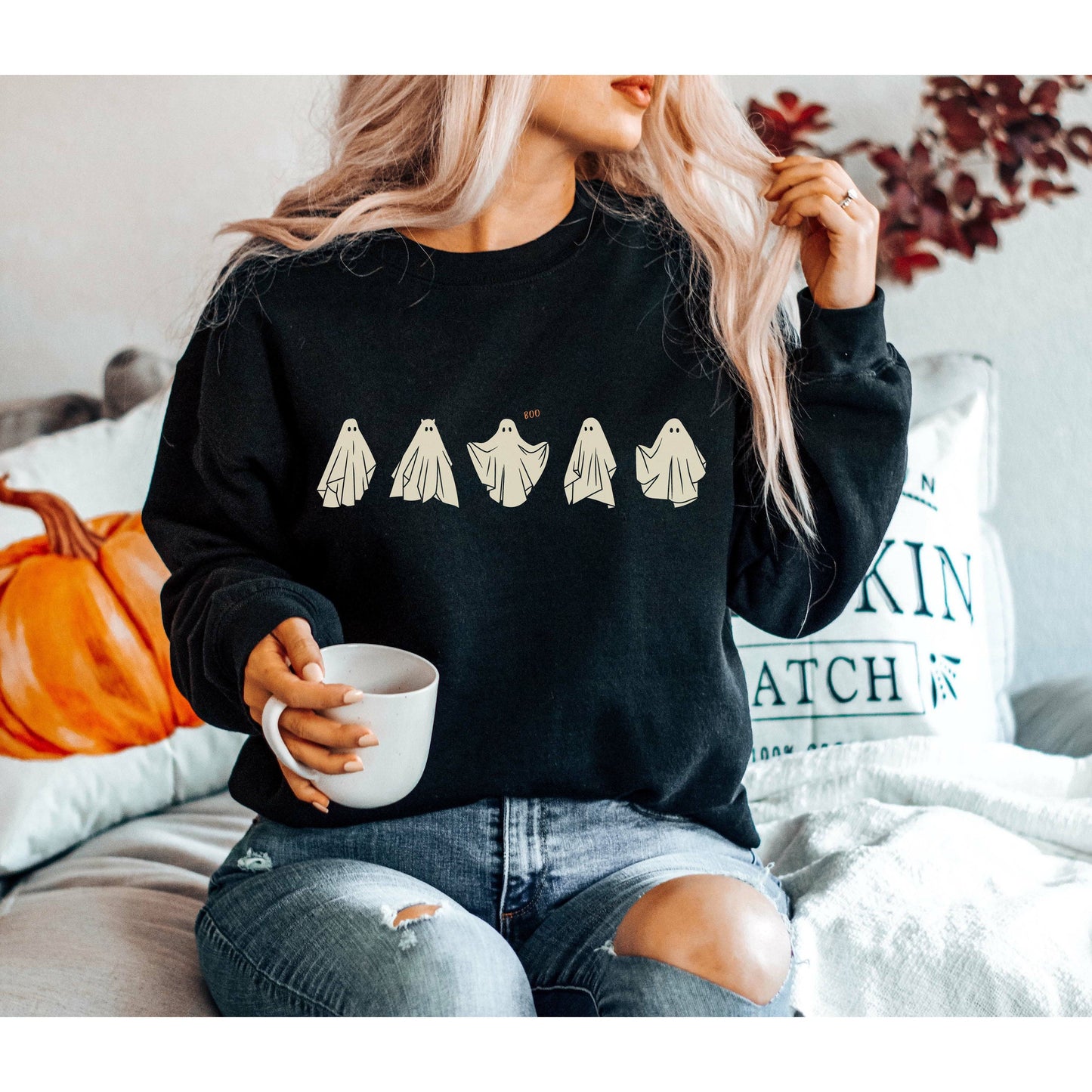 Little Ghosts Crewneck Sweatshirt