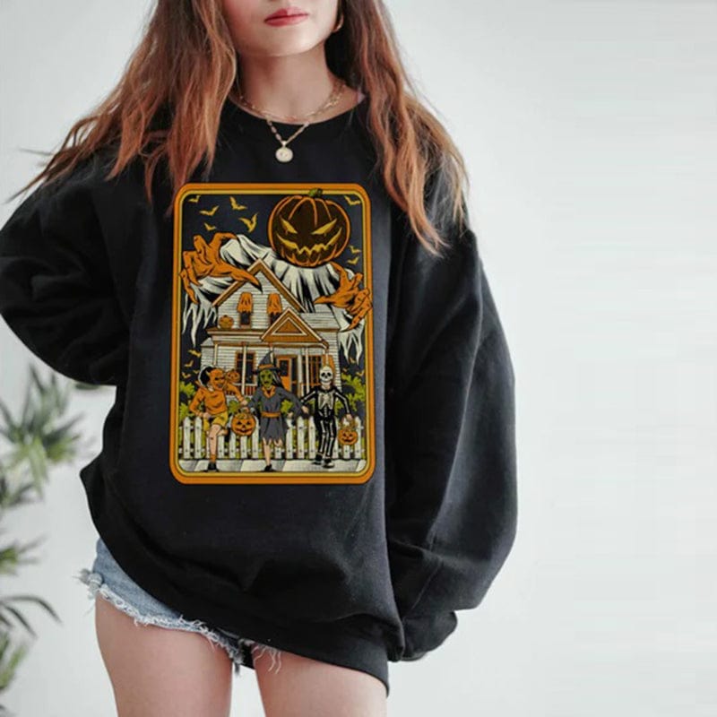 Haunted Pumpkin Crewneck Sweatshirt