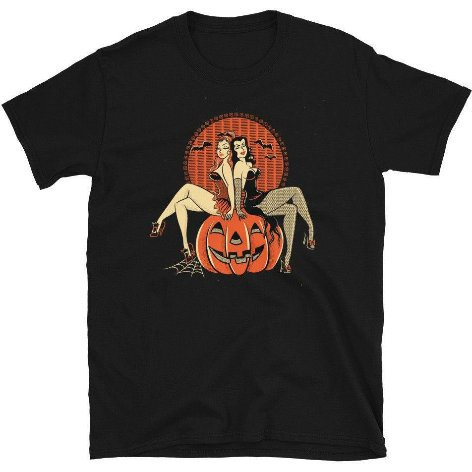 Retro Vampira Pin Up Unisex Shirt T Shirt Printful