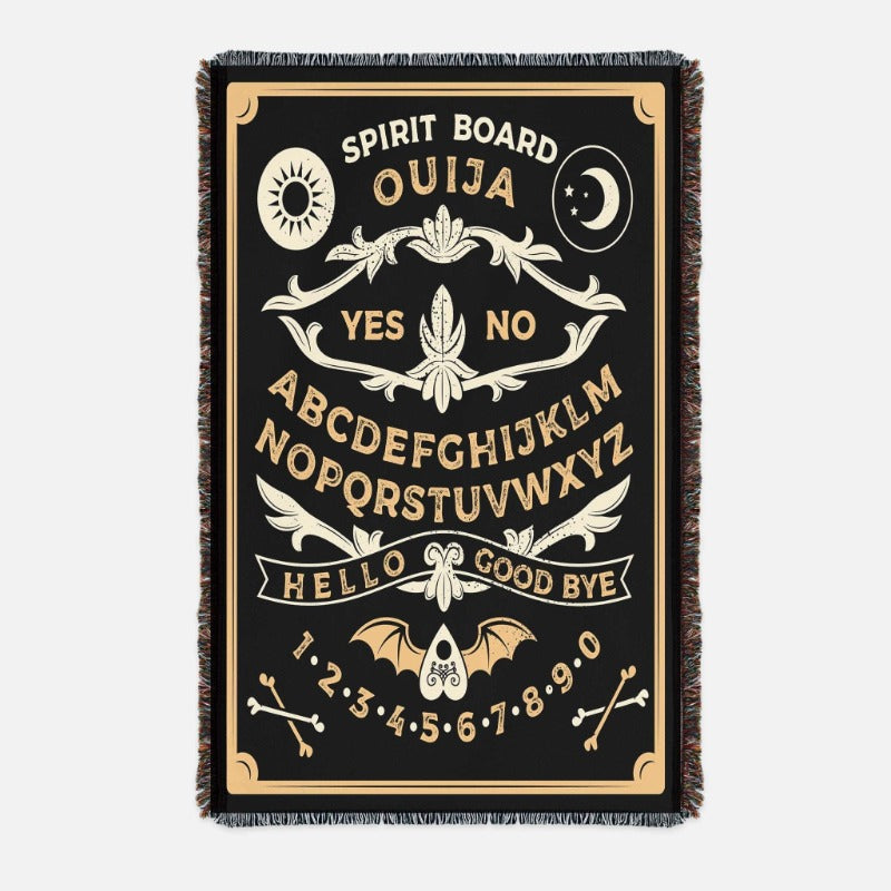 Ouija Board Woven Blanket
