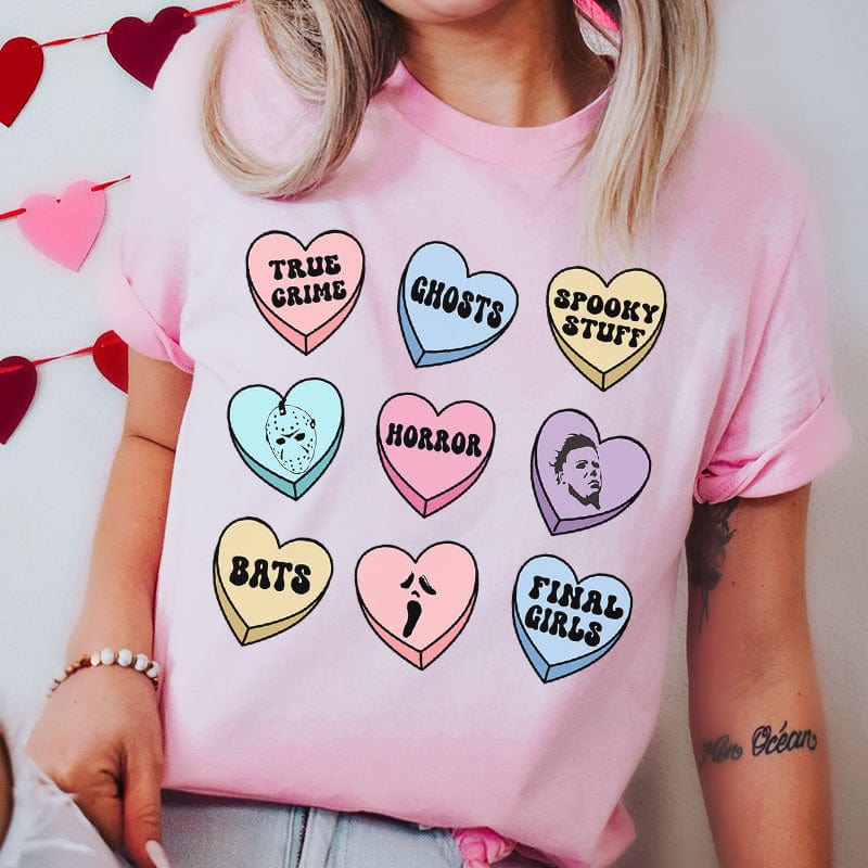 Valloween Conversation Hearts Tee