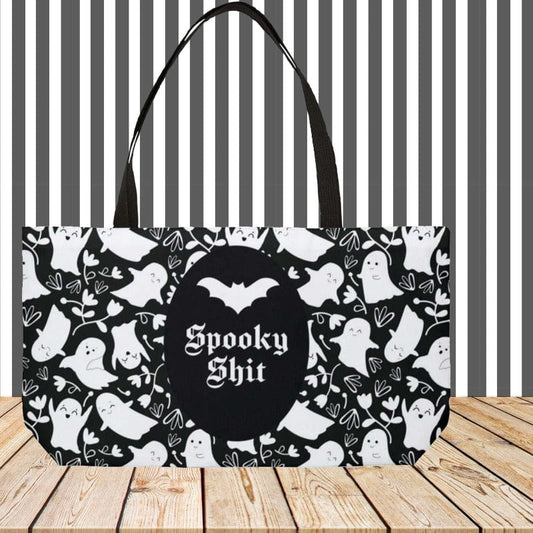 Ghost Spooky Shit Weekender Tote Bag