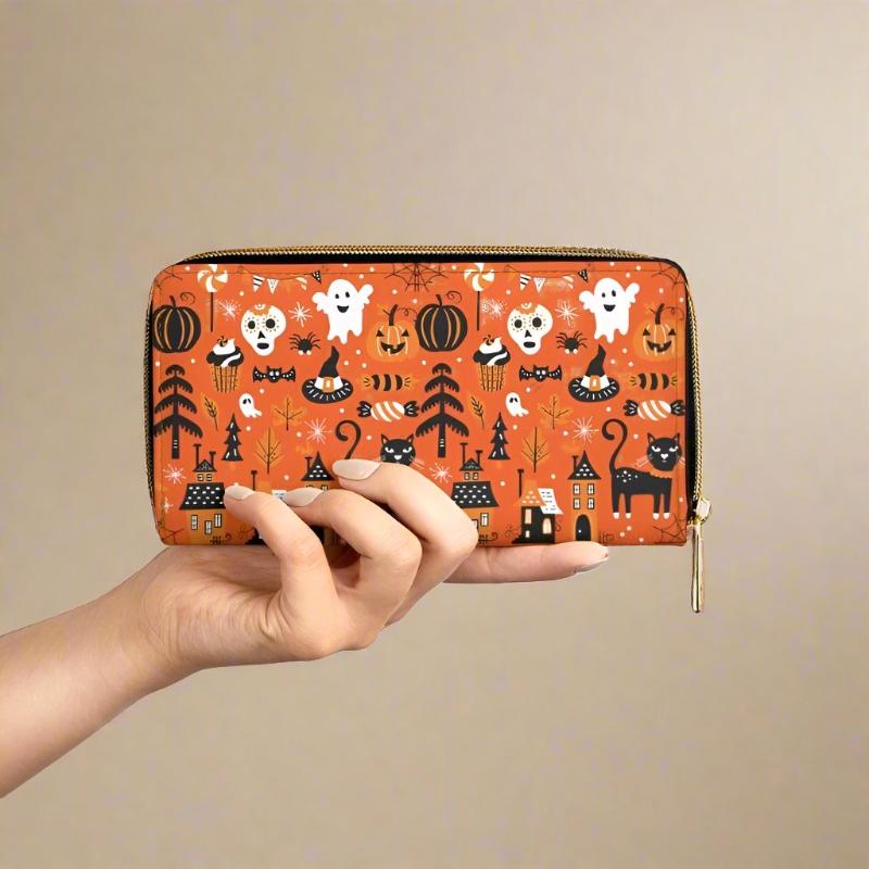 Spoopy Zippered Wallet