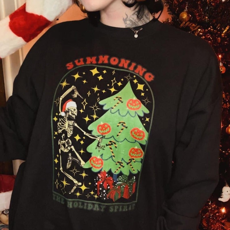 Summoning the Holiday Spirit Sweatshirt
