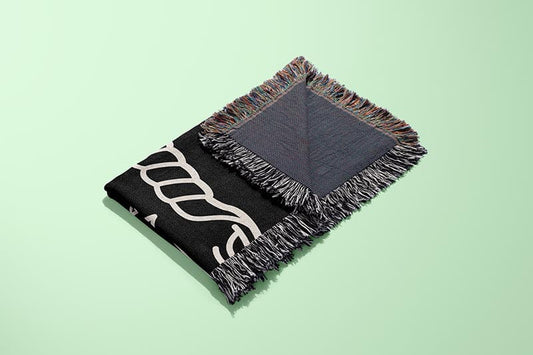 Tattoo Flash Woven Blanket