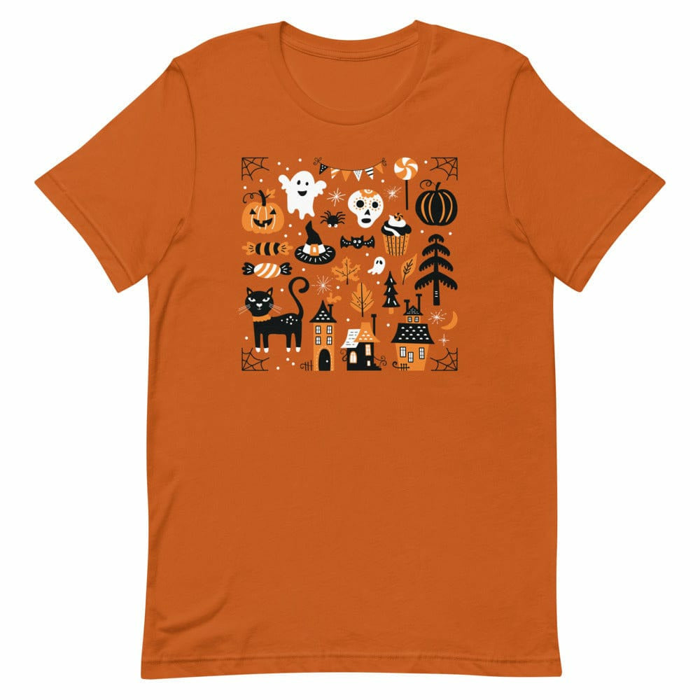 Spoopy Halloween Doodles Shirt