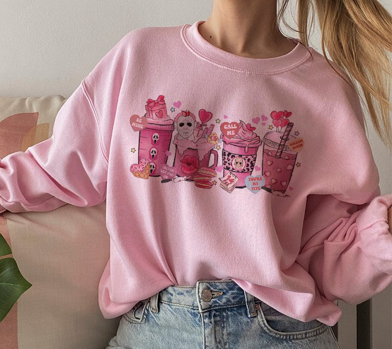 Horror Valentine Coffee Sweatshirt