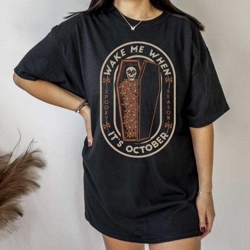 Wake Me When It's October Garment-Dyed Tee