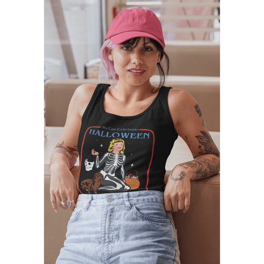 We Can Celebrate Halloween Everyday Racerback Tank