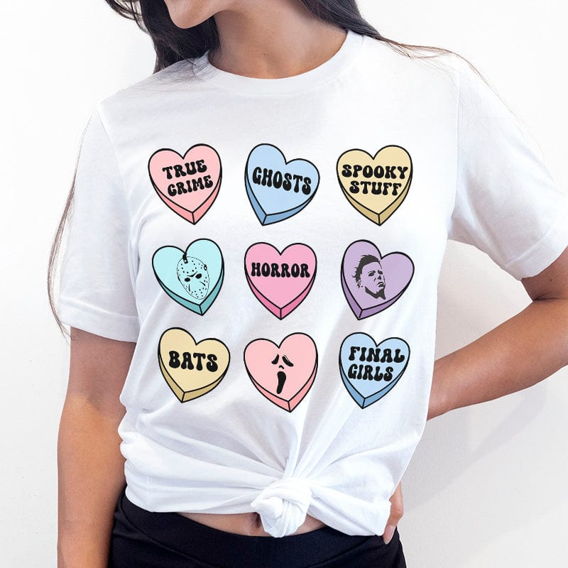 Valloween Conversation Hearts Tee