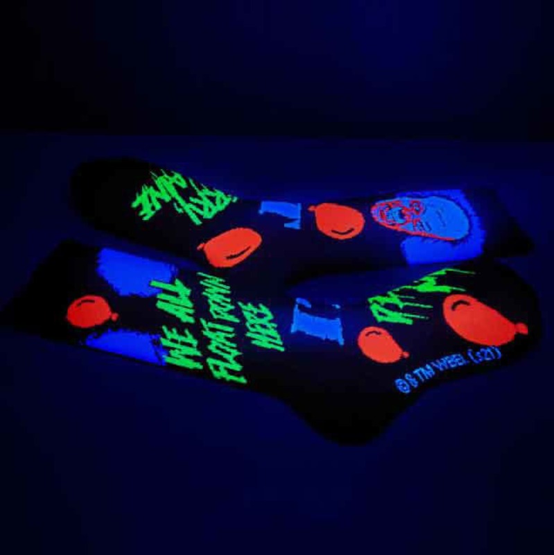 It Classic Blacklight Character Socks