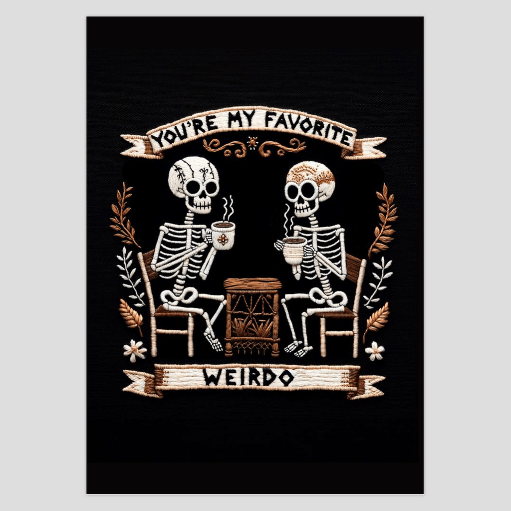 You're My Favorite Weirdo Card