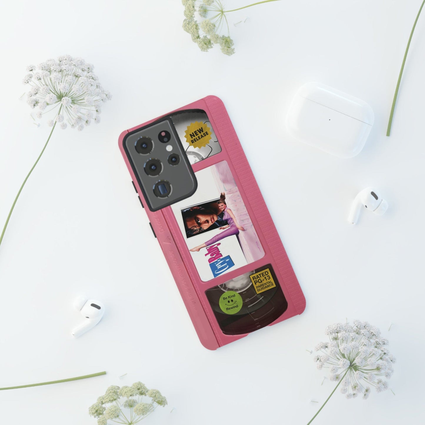 Cry Baby Pink Limited Edition Impact Resistant Vhs Phone Case