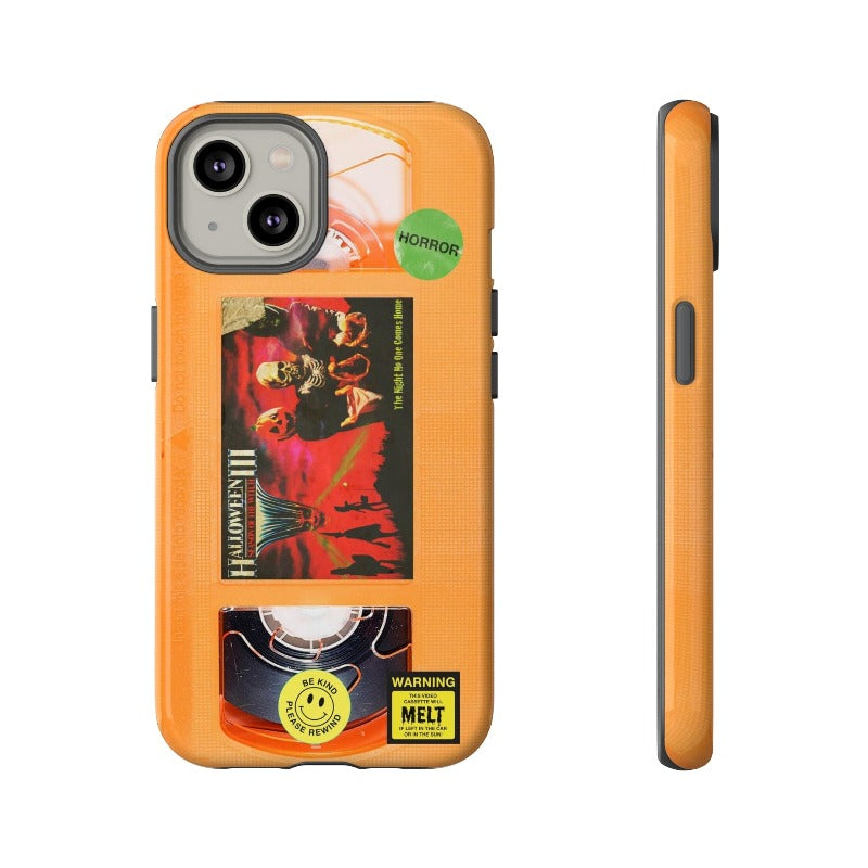 Halloween III Orange Edition Impact Resistant VHS Phone Case