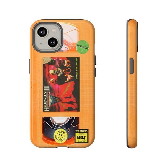 Halloween III Orange Edition Impact Resistant VHS Phone Case