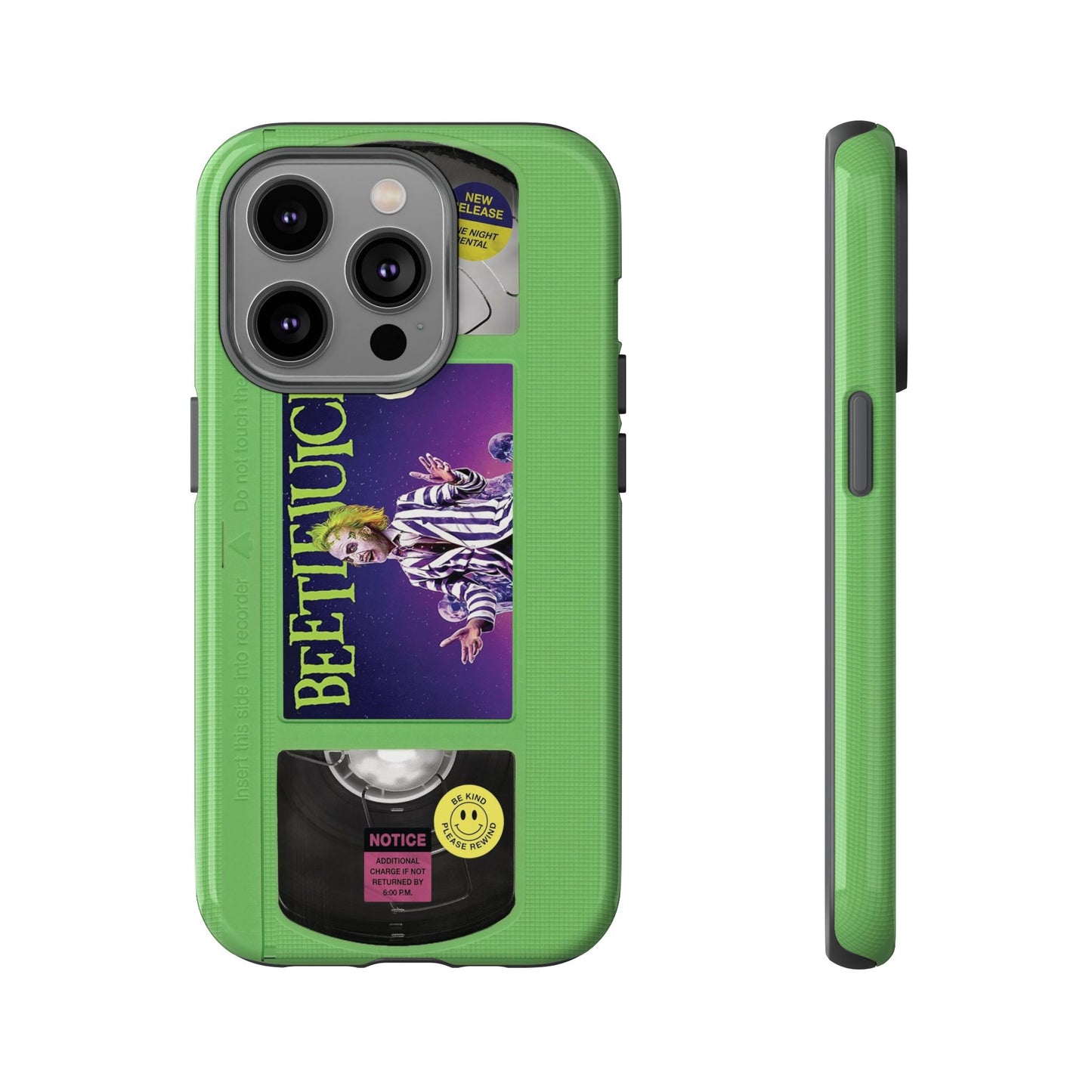 BJ  Limited Edition Green Impact Resistant VHS Phone Case