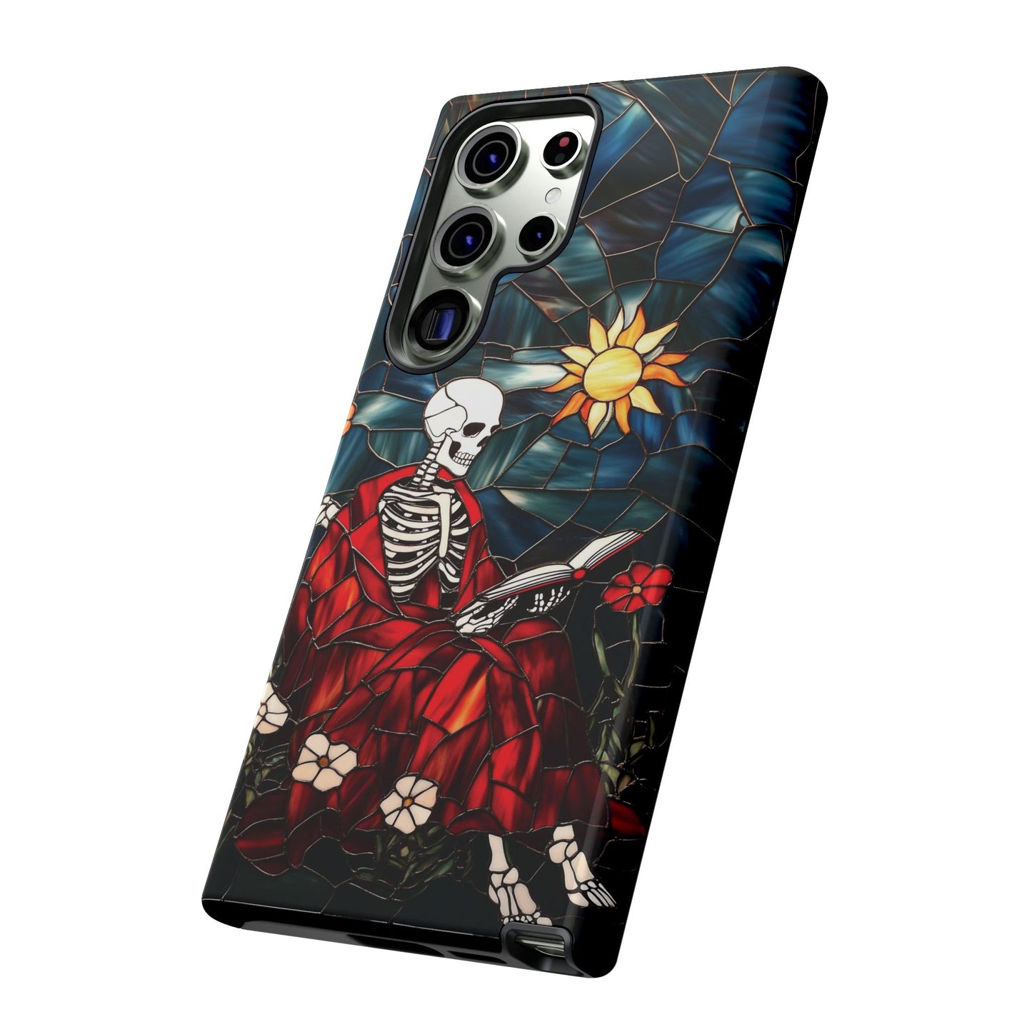 Bookish Skeleton Phone Case