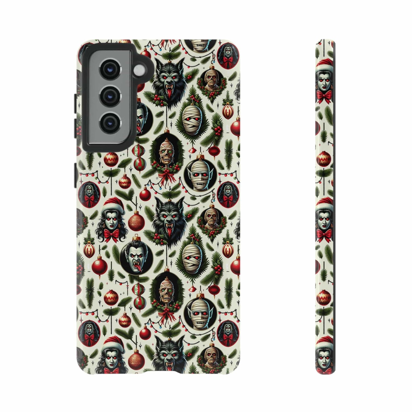 Horror Ornaments Impact Resistant Phone Case