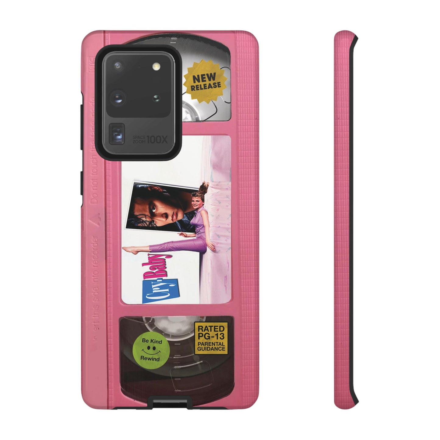 Cry Baby Pink Limited Edition Impact Resistant Vhs Phone Case