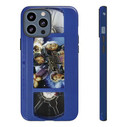 Starship Troopers Blue Impact Resistant VHS Phone Case