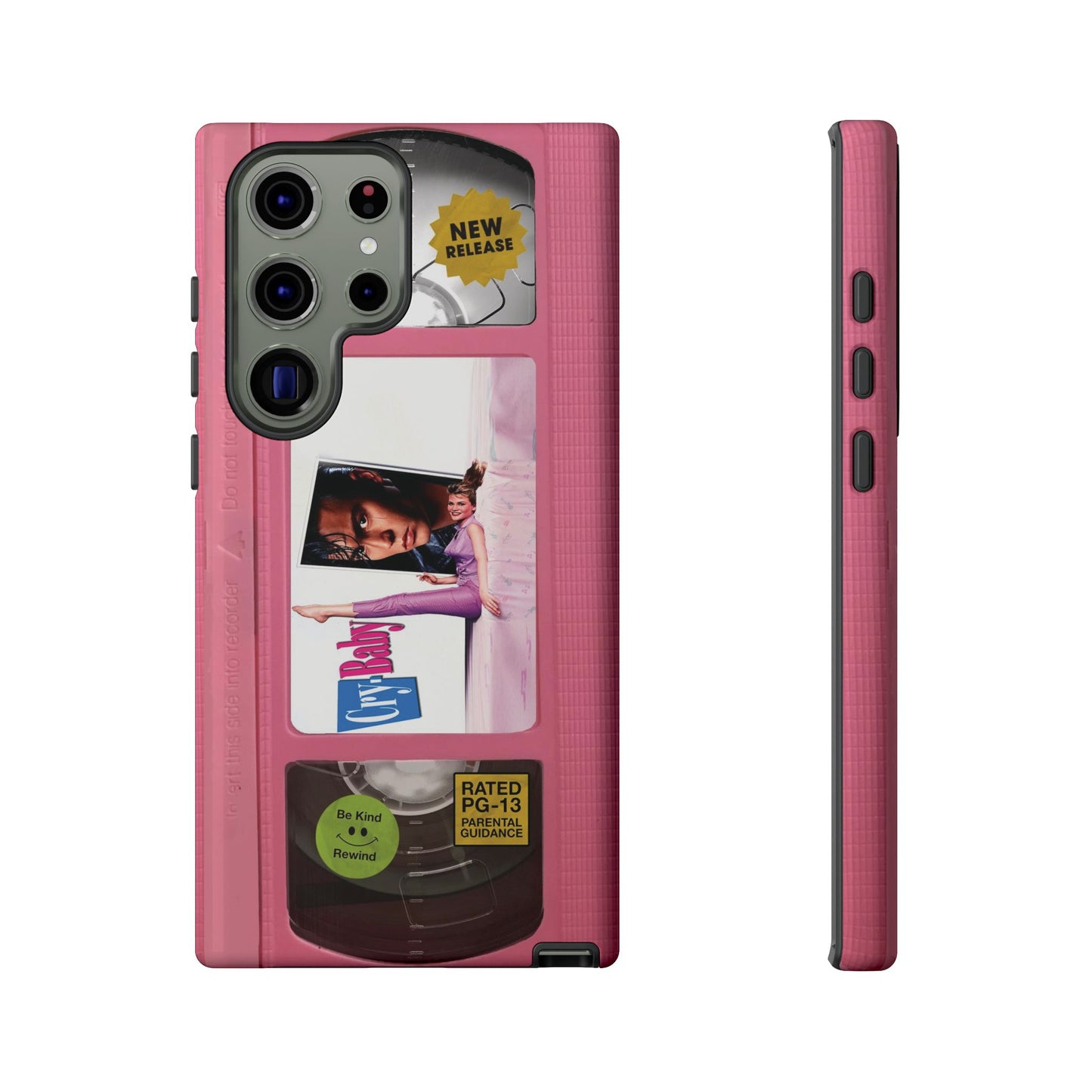 Cry Baby Pink Limited Edition Impact Resistant Vhs Phone Case