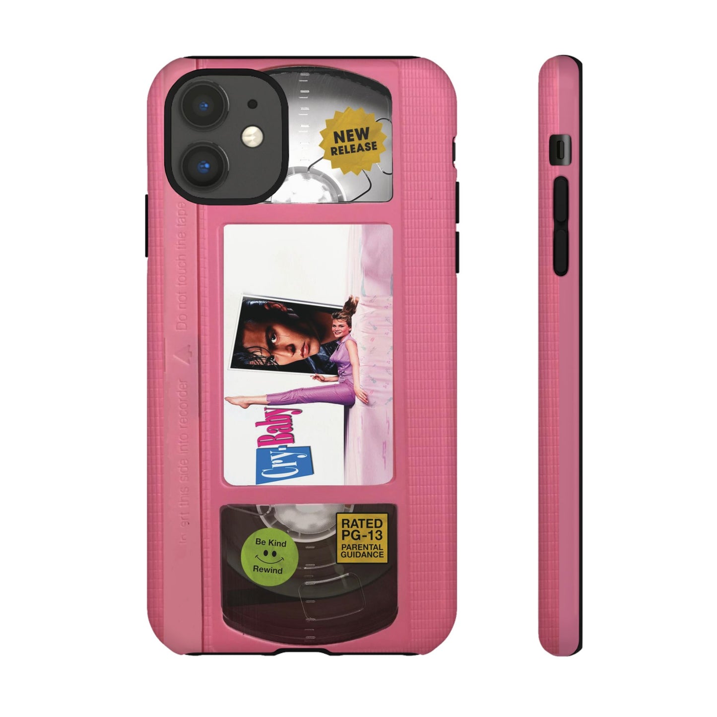 Cry Baby Pink Limited Edition Impact Resistant Vhs Phone Case