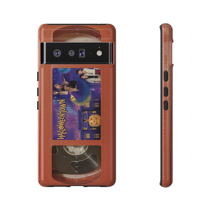 Halloween Town Orange Impact Resistant Phone Case