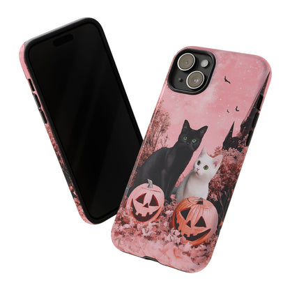 Retro Fall Kitties Impact Resistant Phone Case