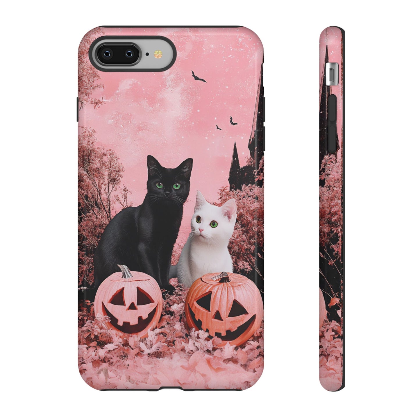 Retro Fall Kitties Impact Resistant Phone Case