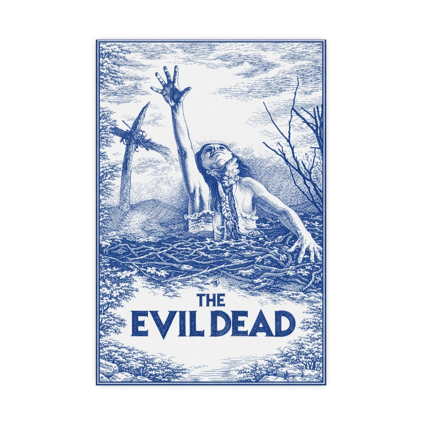 Evil Dead Toile Matte Print