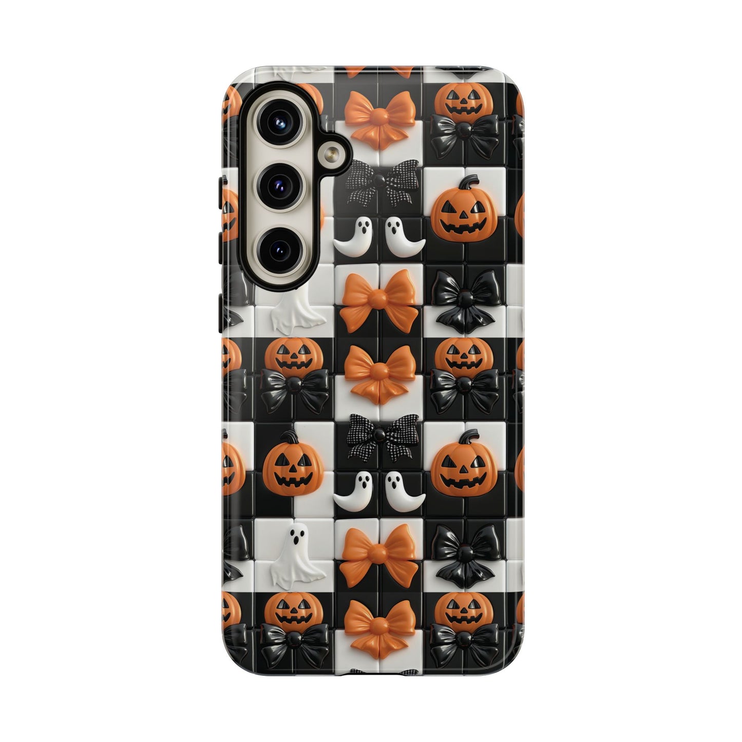 Coquette Puff Paint Effect Impact Resistant Phone Case