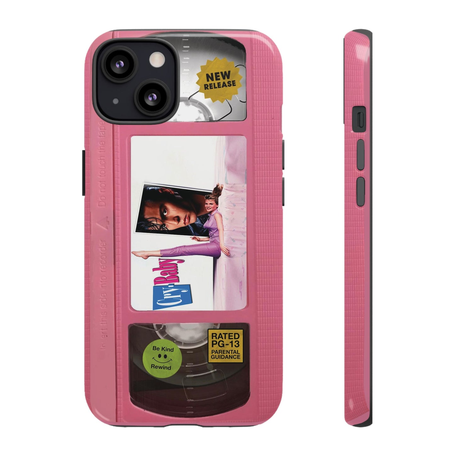 Cry Baby Pink Limited Edition Impact Resistant Vhs Phone Case