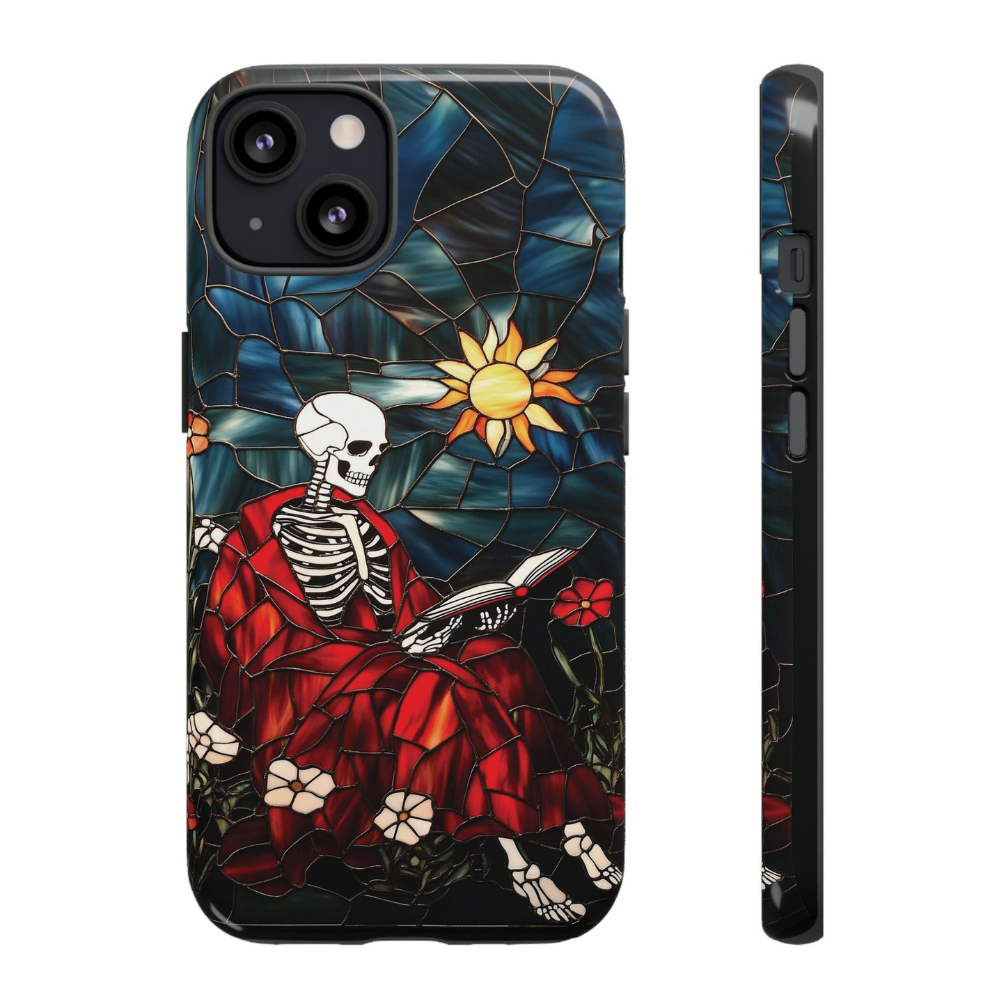 Bookish Skeleton Phone Case