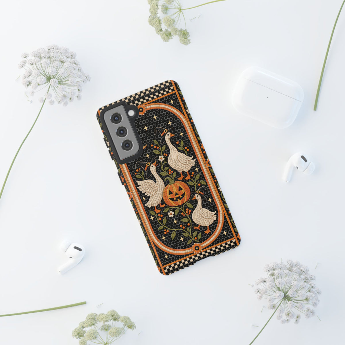 Halloween Goose Impact Resistant Phone Case
