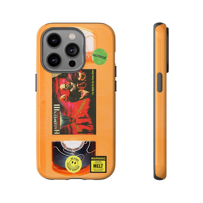 Halloween III Orange Edition Impact Resistant VHS Phone Case