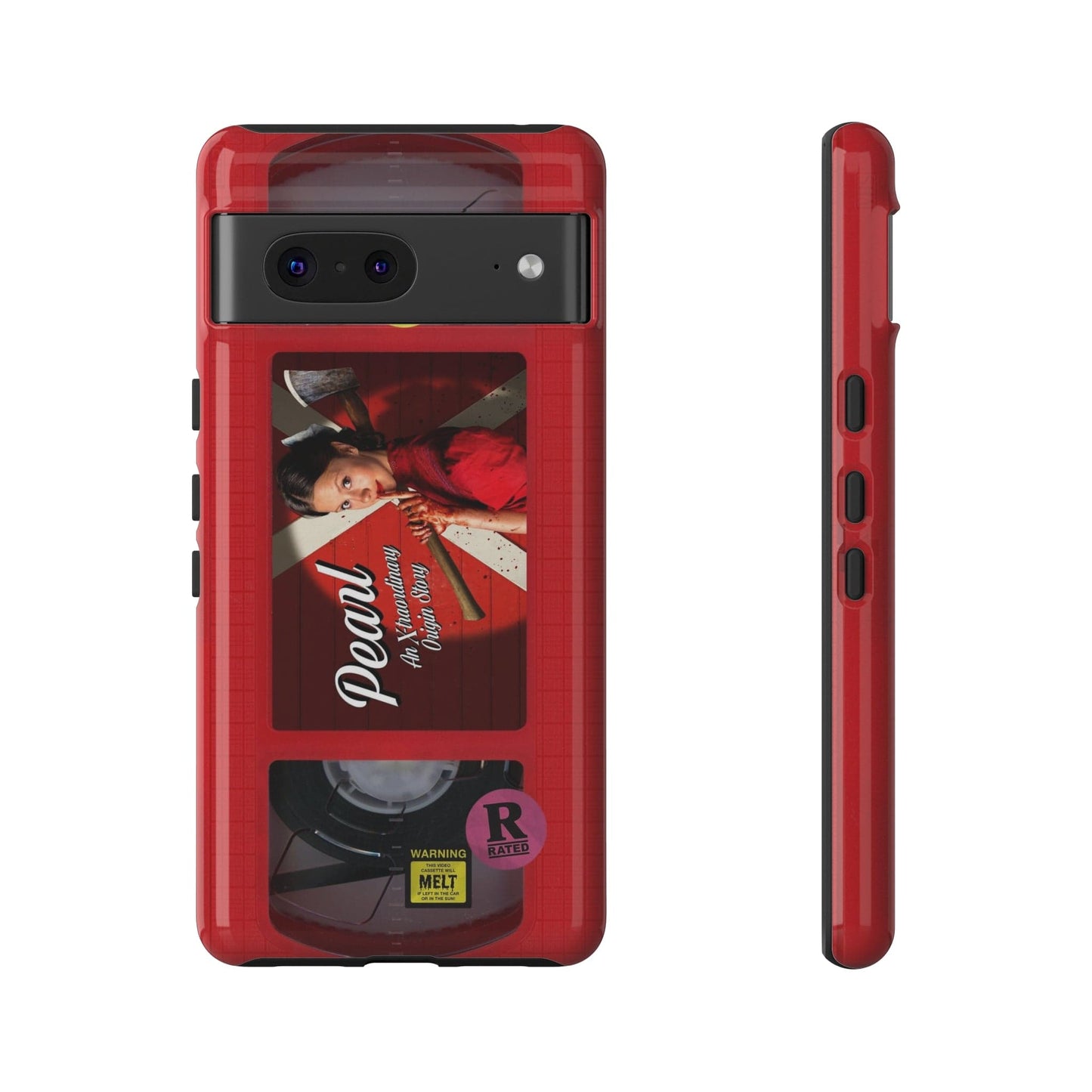 Pearl Red Edition Impact Resistant VHS Phone Case