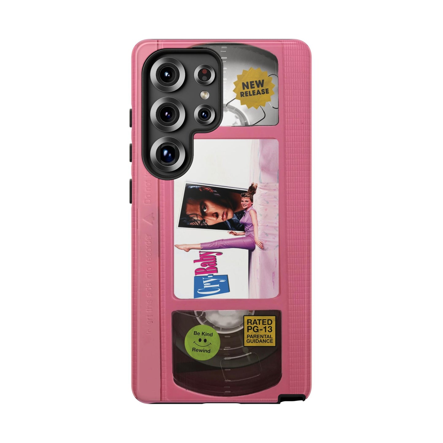 Cry Baby Pink Limited Edition Impact Resistant Vhs Phone Case