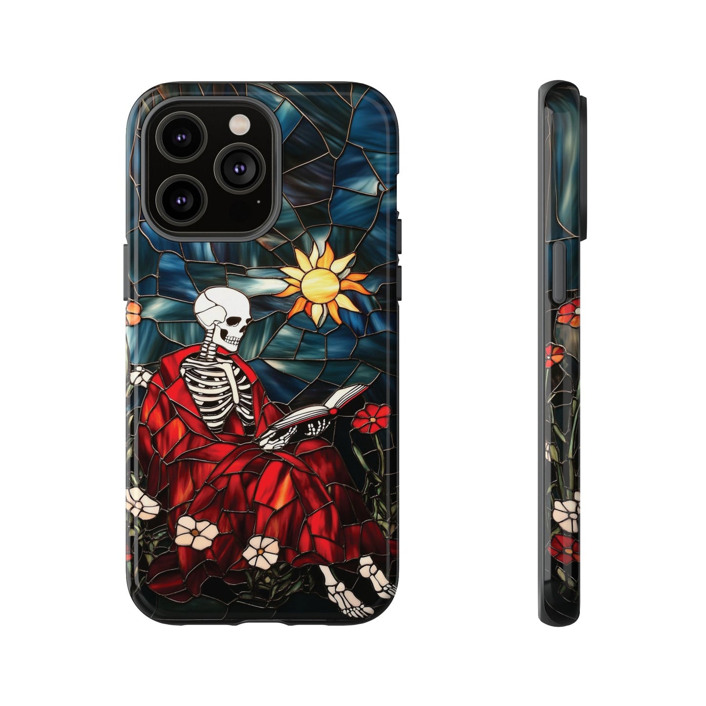 Bookish Skeleton Phone Case