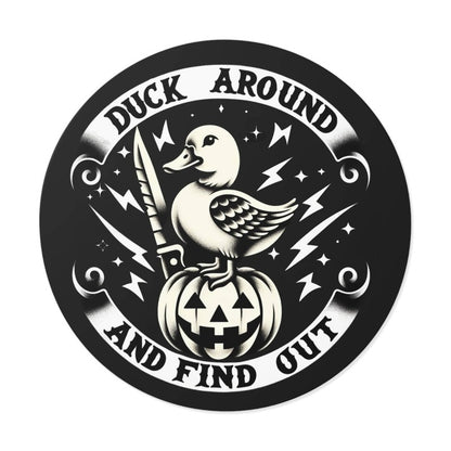 Duck Around Vinyl Sticker