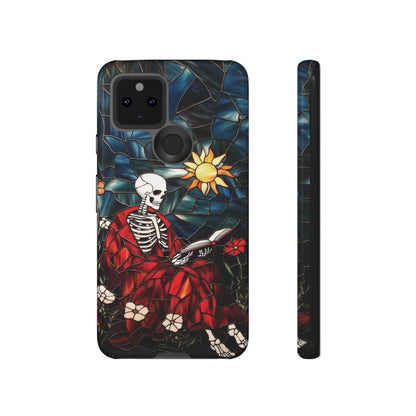 Bookish Skeleton Phone Case