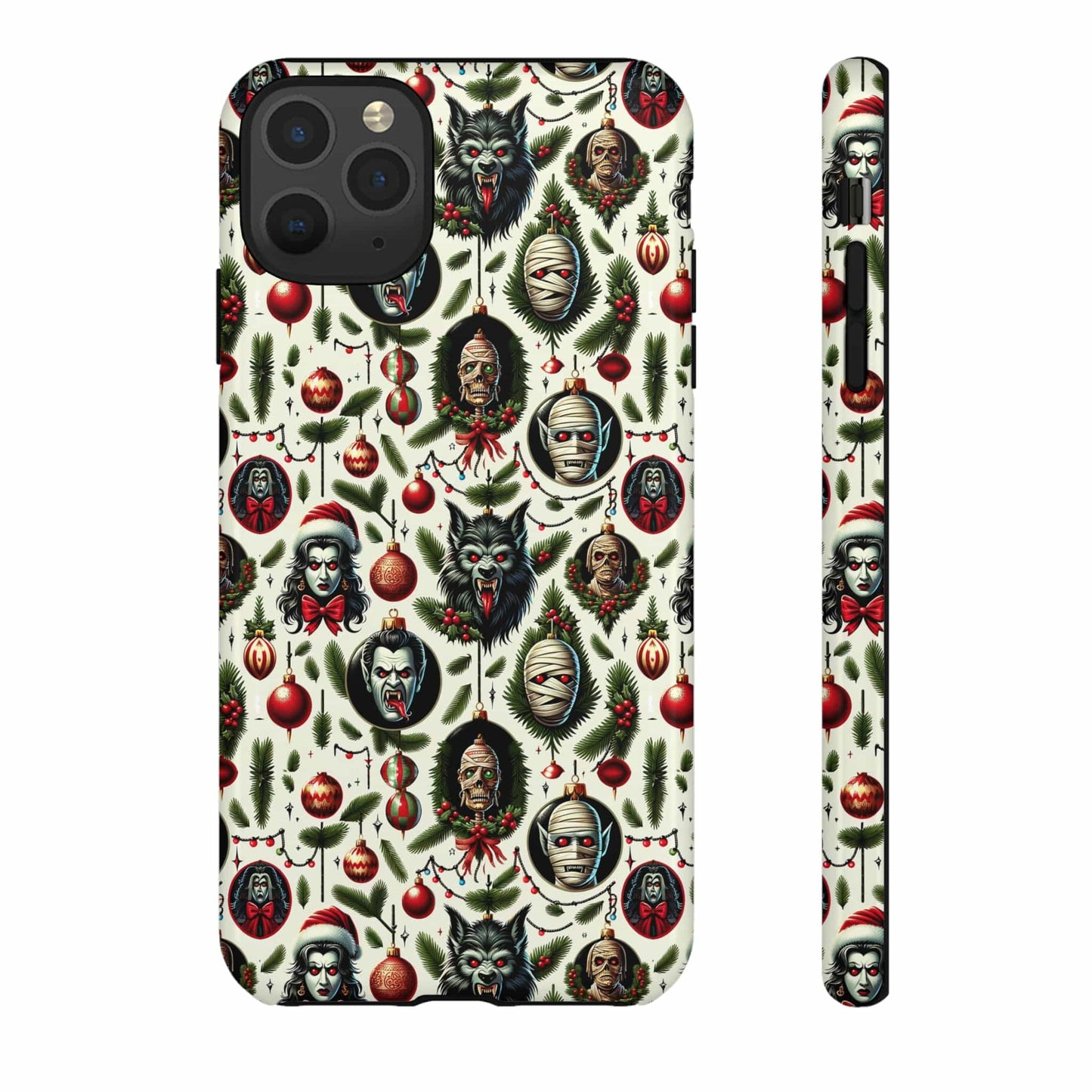 Horror Ornaments Impact Resistant Phone Case