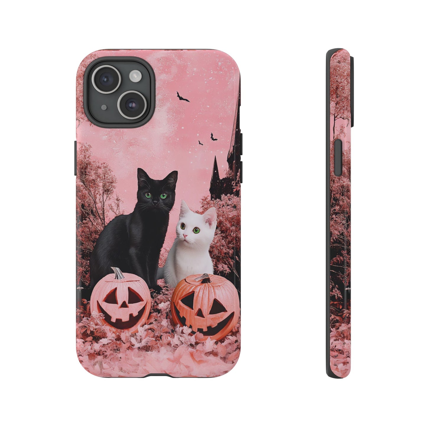 Retro Fall Kitties Impact Resistant Phone Case