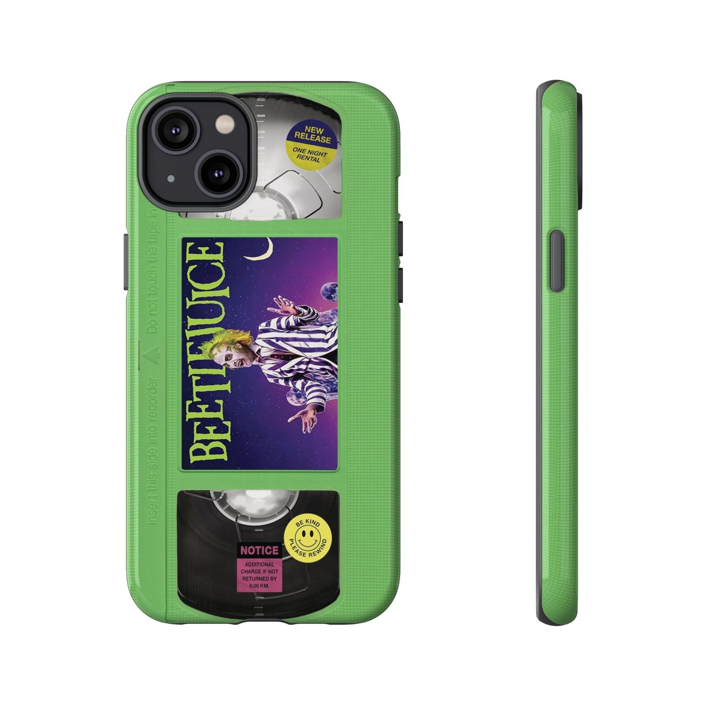 BJ  Limited Edition Green Impact Resistant VHS Phone Case