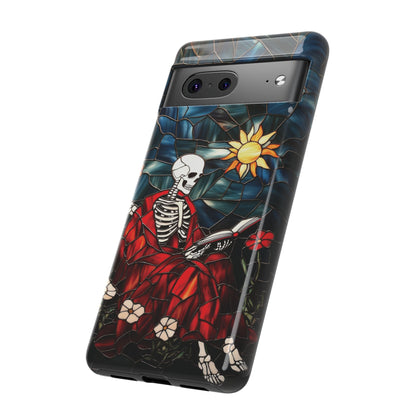 Bookish Skeleton Phone Case