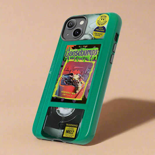Goosebumps Green VHS Impact Resistant Case